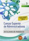 CUERPO SUPERIOR ADMINISTRADORES JUNTA ANDALUCIA III TEMARIO