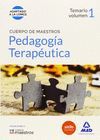 PEDAGOGÍA TERAPÉUTICA I TEMARIO CUERPO DE MAESTROS