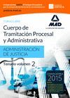 CUERPO DE TRAMITACION PROCESAL Y ADMINISTRATIVA 2 TEMARIO