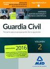 GUARDIA CIVIL 2 TEMARIO MATERIAS SOCIOCULTURALES Y TECNICO-CIENTIFICO