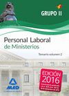 PERSONAL LABORAL DE MINISTERIOS GRUPO II. TEMARIO 2