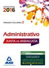 ADMINISTRATIVO JUNTA DE ANDALUCIA 2 TEMARIO