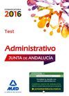 ADMINISTRATIVOS DE LA JUNTA DE ANDALUCÍA. TEST
