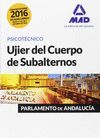 UJIER PARLAMENTO ANDALUCIA PSICOTECNICO