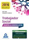 TRABAJADOR SOCIAL JUNTA DE ANDALUCÍA. TEST DEL TEMARIO COMÚN