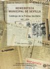 HEMEROTECA MUNICIPAL DE SEVILLA.CATALOGO PRENSA SE