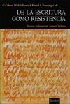 DE LA ESCRITURA COMO RESISTENCIA