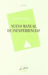 NUEVO  MANUAL DE INESPERIENCIAS