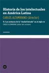 HISTORIA DE LOS INTELECTUALES EN AMÉRICA LATINA