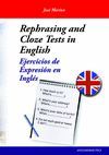 REPHRASING AND CLOZE TESTS IN ENGLISH