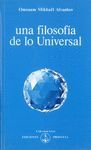 UNA FILOSOFÍA DE LO UNIVERSAL