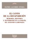 CANTO DE LA DESAPARICION