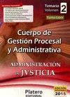 CUERPO DE GESTION PROCESAL Y ADMINISTRATIVA 1 TEMARIO