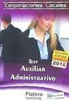 AUXILIARES ADMINISTRATIVOS DE CORPORACIONES LOCALES. TEST