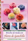 BROCHES DE MODA CON FLORES DE GANCHILLO