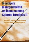MONTAJE Y MANTENIMIENTO DE INSTALACIONES SOLARES TÉRMICAS II