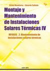 MONTAJE Y MANTENIMIENTO DE INSTALACIONES SOLARES TÉRMICAS IV