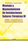 MONTAJE Y MANTENIMIENTO DE INSTALACIONES SOLARES TÉRMICAS IV