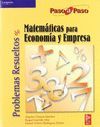 PROBLEMAS RESUELTOS MATEMATICAS ECONOMIA EMPRESA