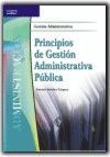 PRINCIPIOS GESTION ADMINISTRATIVA PUBLICA