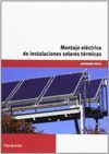 MONTAJE ELECTRICO DE INSTALACIONES SOLARES TERMICAS