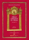 OBRAS COMPLETAS EN PROSA VOL. VII
