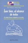 LEER BIEN, AL ALCANCE DE TODOS