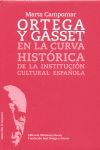 ORTEGA Y GASSET EN LA CURVA HISTORICA DE LA INST.CULTURAL ES