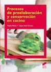 PROCESOS DE PREELABORACION Y CONSERVACION EN COCINA