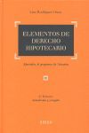 ELEMENTOS DE DERECHO HIPOTECARIO 2V.