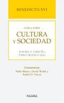 BENEDICTO XVI HABLA SOBRE CULTURA Y SOCIEDAD