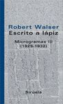 ESCRITO A LÁPIZ. MICROGRAMAS III