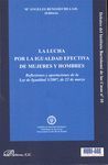 LA LUCHA POR LA IGUALDAD EFECTIVA DE MUJERES Y HOMBRES