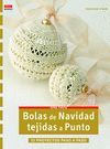 BOLAS DE NAVIDAD TEJIDAS A PUNTO