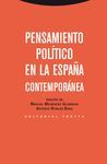 PENSAMIENTO POLÍTICO EN LA ESPAÑA CONTEMPORÁNEA