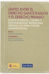 LÍMITES ENTRE EL DERECHO SANCIONADOR Y EL DERECHO PRIVADO