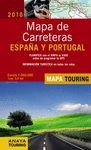 MAPA DE CARRETERAS DE ESPANA Y PORTUGAL 1:340.000 2016