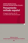 PENSAMIENTO EXILIADO ESPAÑOL. (104) EL LEGADO FILOSOFICO DEL