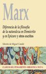 MARX. DIFERENCIA DE LA FILOSOFIA DE LA NAT...