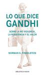 LO QUE DICE GANDHI