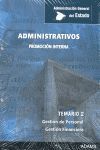 ADMINISTRATIVOS ESTADO TEMARIO 2 PROMOCION INTERNA