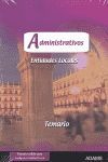 ADMINISTRATIVOS ENTIDADES LOCALES TEMARIO