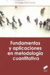 FUNDAMENTOS Y APLICAC.METOD.CUANTITATIVA