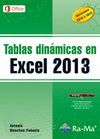 TABLAS DINÁMICAS EN EXCEL 2013