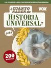 ¿CUANTO SABES DE...HISTORIA UNIVERSAL?