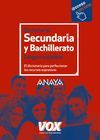 DICCIONARIO DE SECUNDARIA Y BACHILLERATO