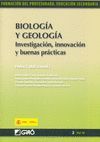 BIOLOGÍA Y GEOLOGÍA. INVESTIGACIÓN, INNOVACIÓN Y BUENAS PRÁCTICAS