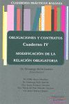 OBLIGACIONES Y CONTRATOS CUADERNO IV.BOLONIA.