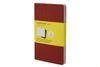 RED SQUARED CAHIER JOURNALS P ROJO CUADRICULADO BLANDA