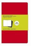 RED 3 PLAIN CAHIER JOURNALS P ROJO LISO BLANDA 3 C